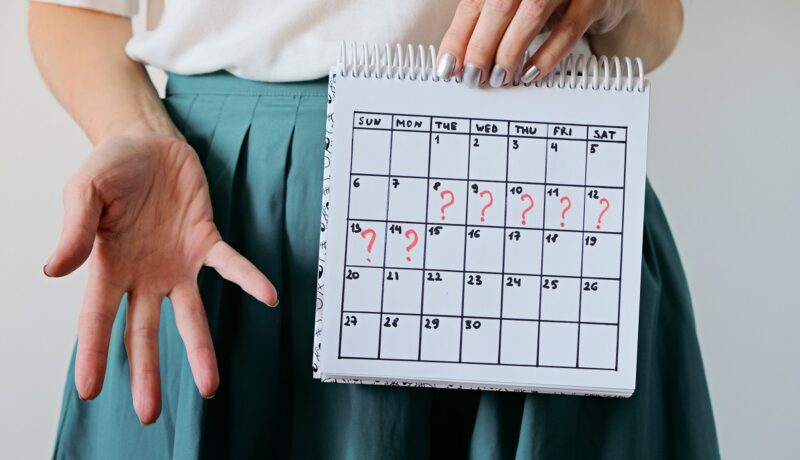 Calendar ciclu menstrual